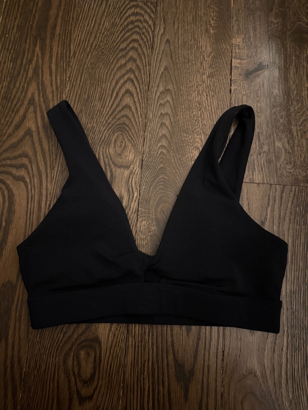 l*space Black Twist Front Sports Bra
